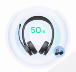 ⁦Yealink BH70 Essential Bluetooth Wireless Headset⁩ - الصورة ⁦4⁩