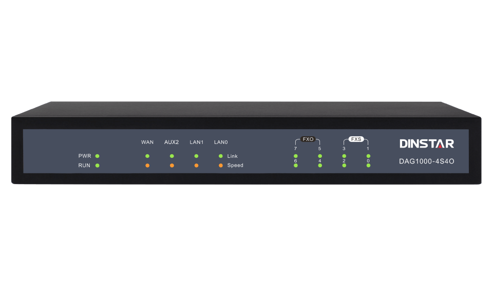 DAG1000-4S4O-01 DAG1000-4S4O Hybrid Analog VoIP Gateway - الصورة 1